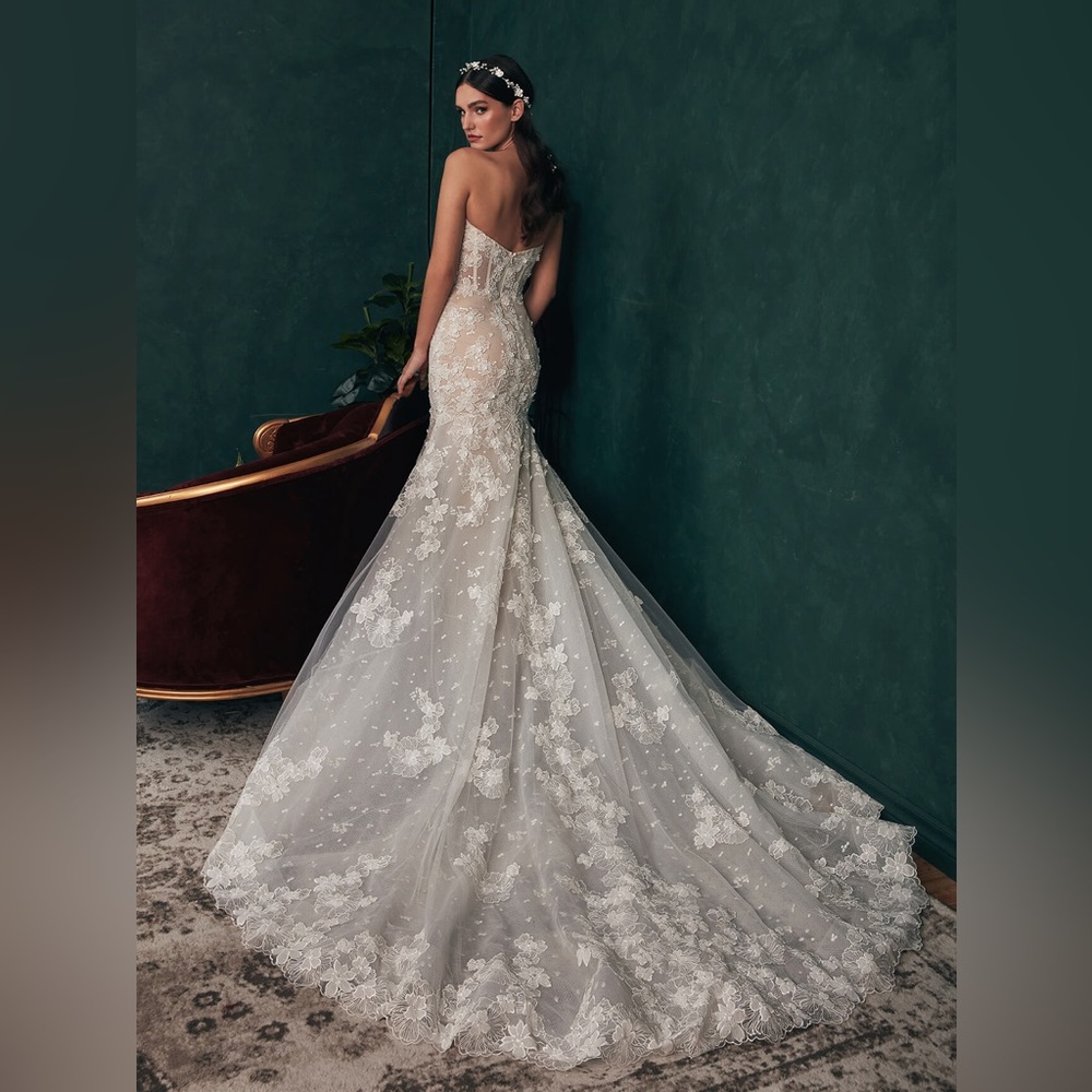 Sample Dress- Calla Blanche Rafaela Mermaid Wedding Dress in Ivory-Style 121225